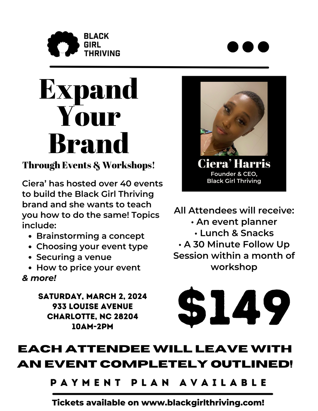 Expand Your Brand Through Events Workshop - 03/02/2024