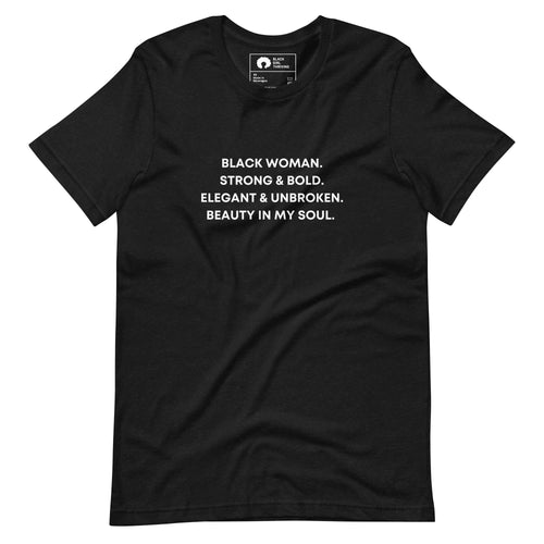 Black Woman Poetry Unisex T-shirt